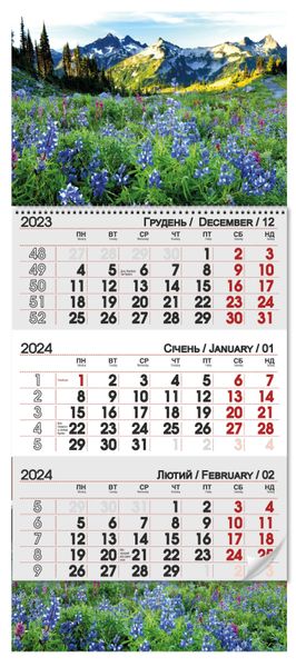 Квартальний календар 2024 "Мальовничі види"  12666 фото