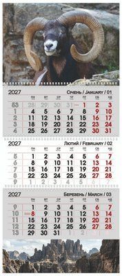 Квартальный календарь 2027 Символ года 1 13795 фото